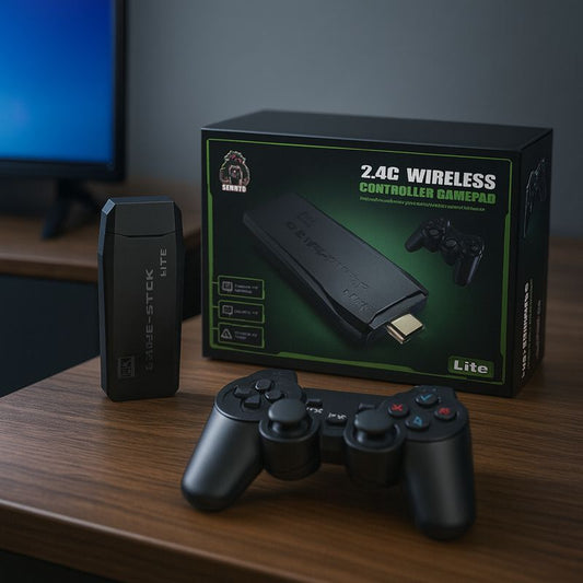 Konsolka Retro™ 4K – Przenieś Się do Dzieciństwa | 10 000 Gier + Podwójny Bezprzewodowy Kontroler